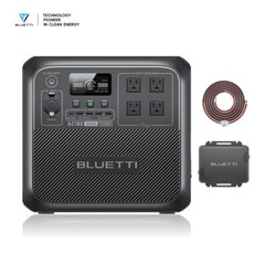 BLUETTI AC180 1800W 1152Wh Power Station+560W Charger 1 Alternator Charger DC-DC