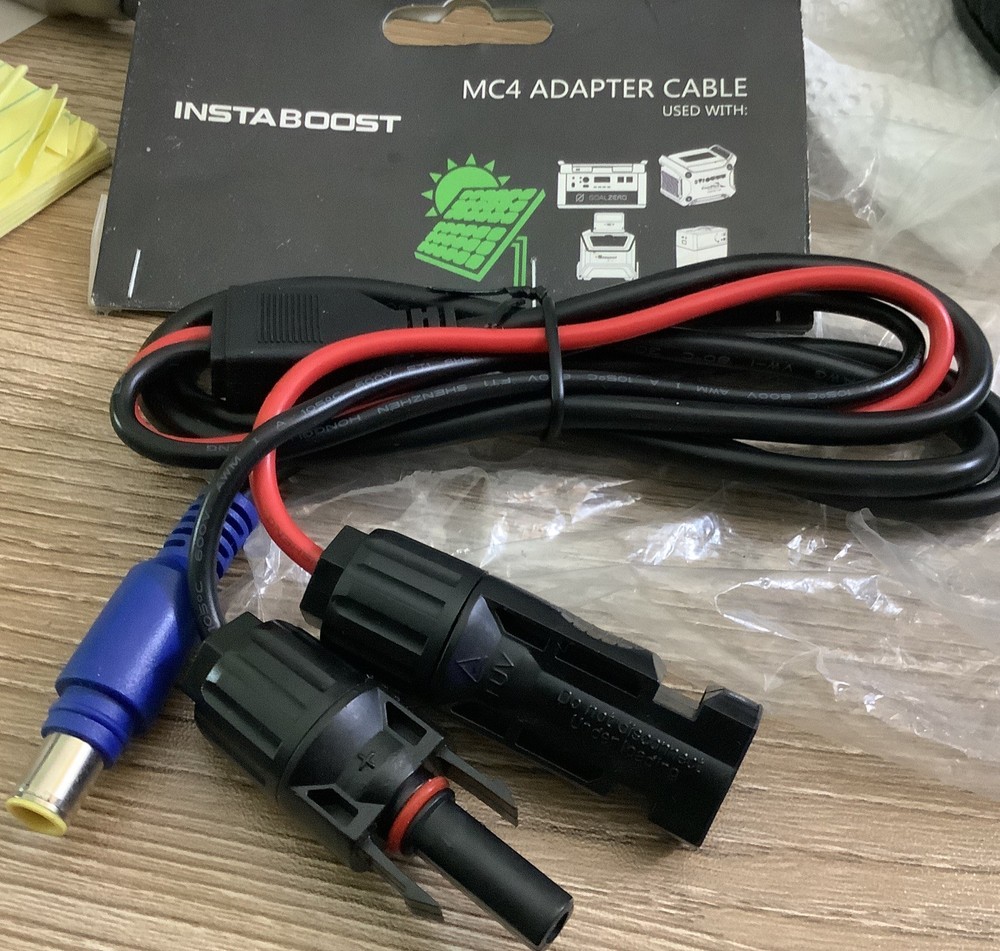 MC4 to 8mm Adapter Cable X Solar Generators,Easy Plug&Play Connection,INSTABOOST