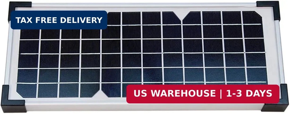 30 Watt Solar Panel Kit (FM125) for Mighty Mule Automatic Gate Openers,Black Cel