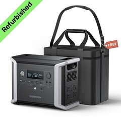 Dabbsson 1330Wh Portable Power Station Max9400Wh LFP Solar Generator for Camping