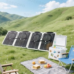 【Set】2400W Solar Panels – 4 x 600W Flexible + 100A Controller with Accessoriesp2