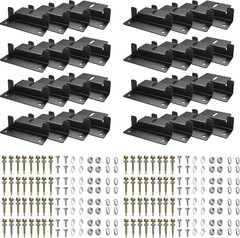 32 PCS Solar Panel Mounting Z Brackets,Solar Panel Mounting Brackets for RV | Li