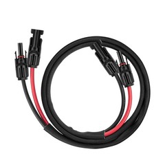 3FT 10AWG Solar Panel Extension Cable with Male & Female Connectors, Solar Wirin