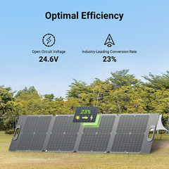 Dabbsson 600W Portable Power Station Solar Generator Foldable Solar Panel 120W