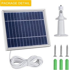 Solar Panel Compatible with Arlo Pro, 11.8 Feet Outdoor Power Charging Cable New