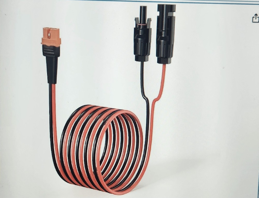 12AWG Solar (MC4) to XT60i Cable – 50FT