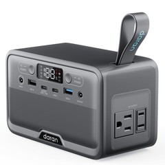 288Wh Portable Power Station with 60W Solar Panel LiFePO4