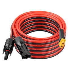 AWG 25FT XT60 Solar Extension Cable Female to Male for Power Station Solar
