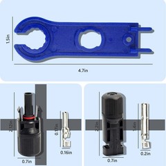 6 Pairs Solar Connectors – Weatherproof Male and Female Cable Connectors
