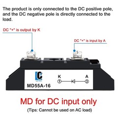 12V 1 Way Diodes MD 55A(50Amp)-16;to Prevent Backfeed;Use Voltage Range:AC …
