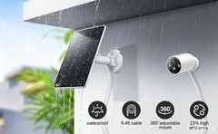 for Tapo Outdoor Security Camera, 5W Solar Charger Compatible with T