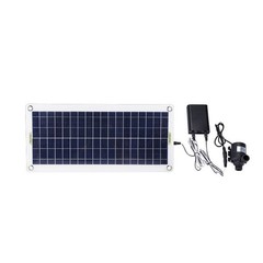 50W Polycrystalline Solar Water Pump System 800L/H Flow for Garden Pond