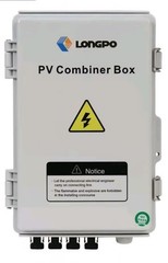 Solar 4 String PV Combiner Box with Lightning Arreste, 15A Rated Current Fuse…
