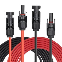 ALLPOWERS 1.5m Cable with Female and Male Connectors,Waterproof Solar Extension