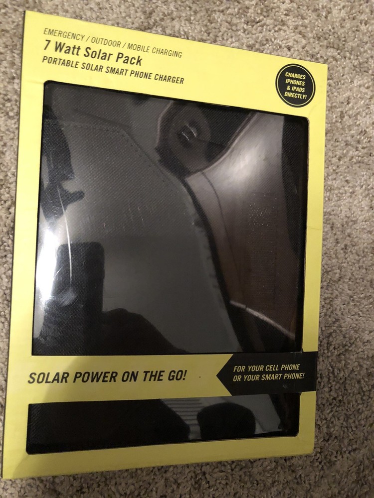 SecurSolar Solar Panel 7 Watt Panel Only New In Box