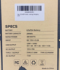 Pangootek R300 Portable Power Station For Devices, Outdoor & Emergency