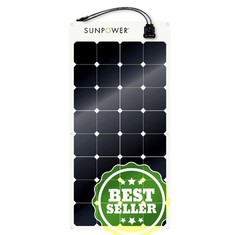 Sunpower: 100W Flexible Solar Panel w/ Maxeon Technology Cells
