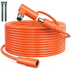 30FT 9M 8Mm Extension Cable 14AWG for Solar Generators, DC7909 Solar Panel