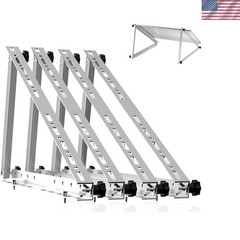 Complete Solar Mounting Kit 2 Sets – Adjustable Aluminum Support for RV & Roof