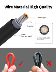 7-in-1 Solar Panel Connector Kit, Universal M-C-4 to DC 8mm XT60 Adapter for RV,