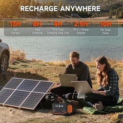 Portable Power Station 600W 293Wh Camping Lithium Battery, Portable Generator…