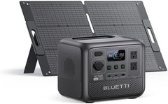 Portable Power Station, 448Wh Solar Generator LiFePO4 Battery Backup w/ 2 700W A