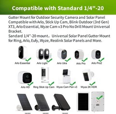 Adjustable Gutter Mount for Solar Panels – Tool-Free Installation & Weatherproof