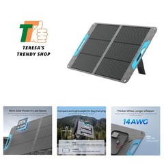 Versatile 100W Solar Panel with Magnetic Closure – Compact & Efficient Design