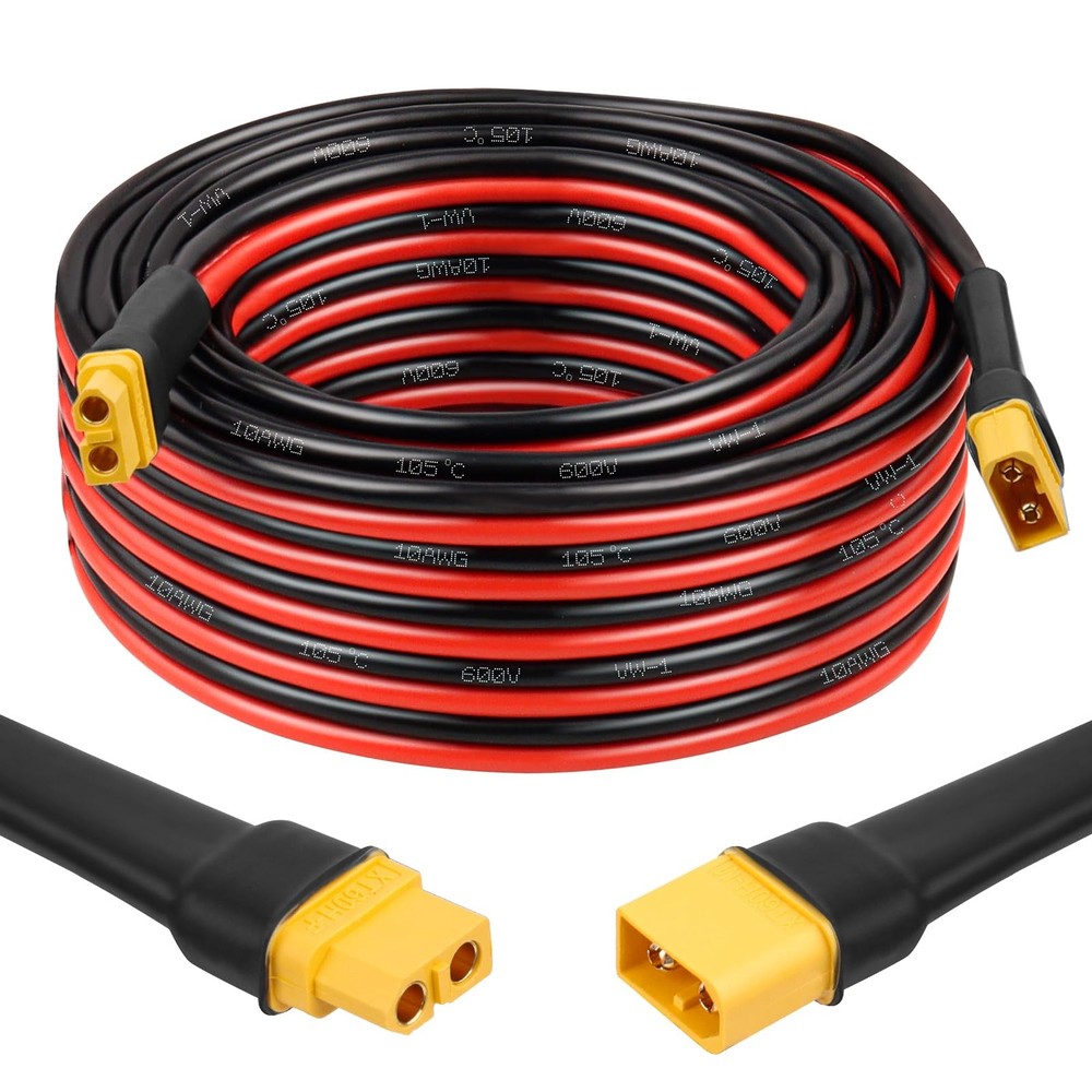MOOKEERF XT60 Extension Cable 30FT
