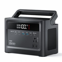 Portable Power Station 350W 230.4Wh LiFePO4 Pure Sine Wave Camping
