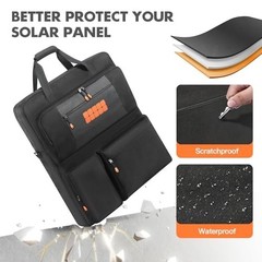 Travel Carrying Case for Jackery SolarSaga 100W/200W – Double-Layer Solar Panel