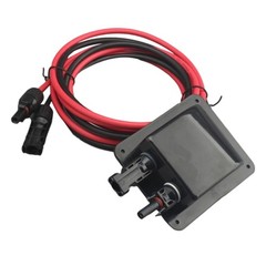 Solar Panel Watertight Cable Entry ABS Connectors Double Port for Campers Roof