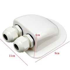 Double Wire Entry Gland Box Solar Panel Roof Wire Entry Gland Box Cable Motorhom