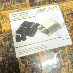 Link Solar Weatherproof ABS Solar Double Cable Entry Gland for All Cable Types