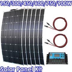 900 Watts Solar Panel Kit 40A 12V Battery Charger with Controller Caravan Boat