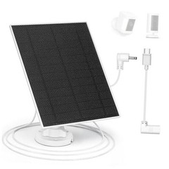 5W Solar Panel for Ring with 8000mAh Battery, Compatible for Ring (1 pack)