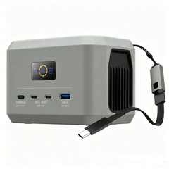 Portable Power Station 100W 96Wh LiFePO4 Battery Fast Charging Solar Generator
