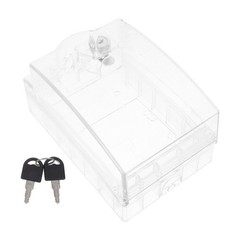 Transparent Waterproof Outdoor Socket Box Durable Plastic Protective Cover