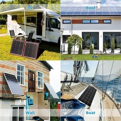 2 Set Adjustable Solar Panel Tilt Mount Bracket Aluminum Alloy Solar Panel Mo…