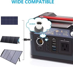 DC7909 to DC8020 Solar Adapter Set – Ideal for RVs and Outdoor Power Stations