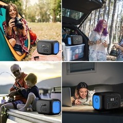 Portable Power Station 600W Power Bank 296Wh Solar Generator Lithium Battery …