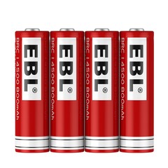 4X 14500 Battery 800mAh Li-ion 3.7V Rechargeable Batteries Cell For Flashlight