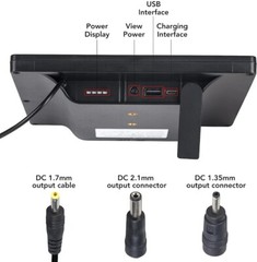 Dosarzo 5W Trail Camera Solar Panel 12V Battery Build In Rechargeable 5200mAh