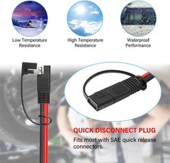 25FT 10AWG SAE Quick Disconnect Extension Cable