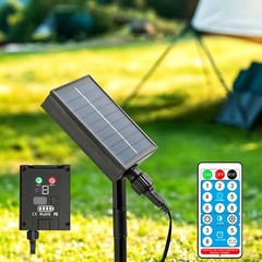 Solar Battery Box for 3V LED String Lights, 1200mAh Lithium Solar Panel with …