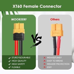 Solar to XT60 10AWG 20FT Extension Cable for Solar Panel Portable Power Station