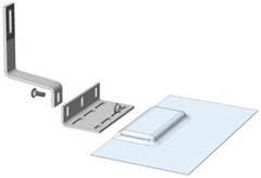 Magerack Tile Hook Bracket w/ Flashing for Solar Panel PV Module Mounting 10