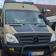 Mercedes-Benz Sprinter 2nd Gen(2006-2018) Lensun 80W Hood/Bonnet Solar Panel F4