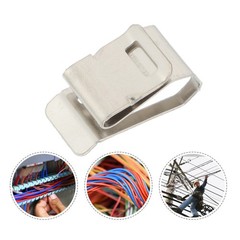 30Pcs Solar Panel Wire Clamps Stainless Steel Cable Clips for Easy Cable Fixing