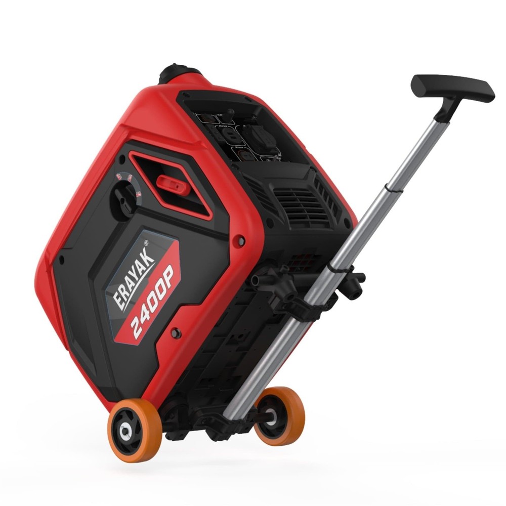 Wheel Kit For Portable Generators with Extending Telescopic Handle, Never-Fla…